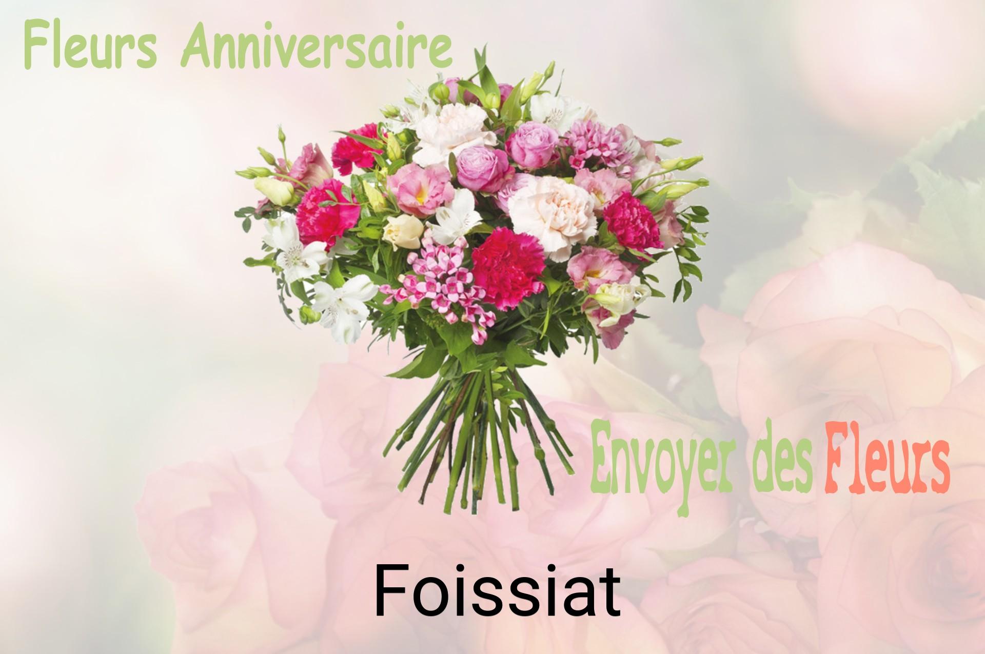 Bouquet de fleurs d’anniversaire livré à Foissiat